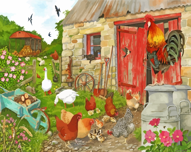Roosters Farm Paint By Number.png