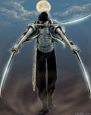 Roronoa Zoro Paint By Numbers.png