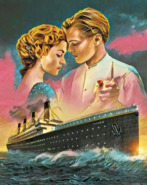 Rose And Jack Titanic Paint By Numbers.png