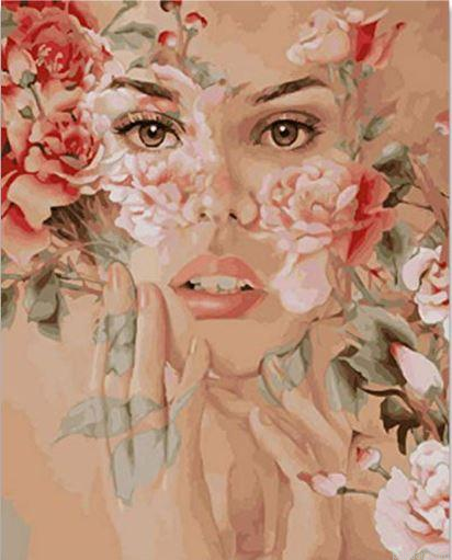 Roses Woman Paint By Numbers.png