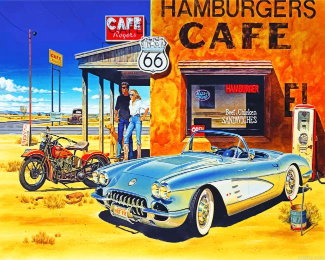 Route 66 Vintage Travel Paint By Number.png