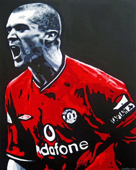 Roy Keane Manchester United Paint By Number.png