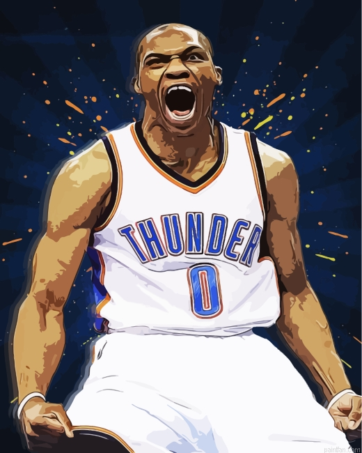 Russell Westbrook Illustration Paint By Number.png