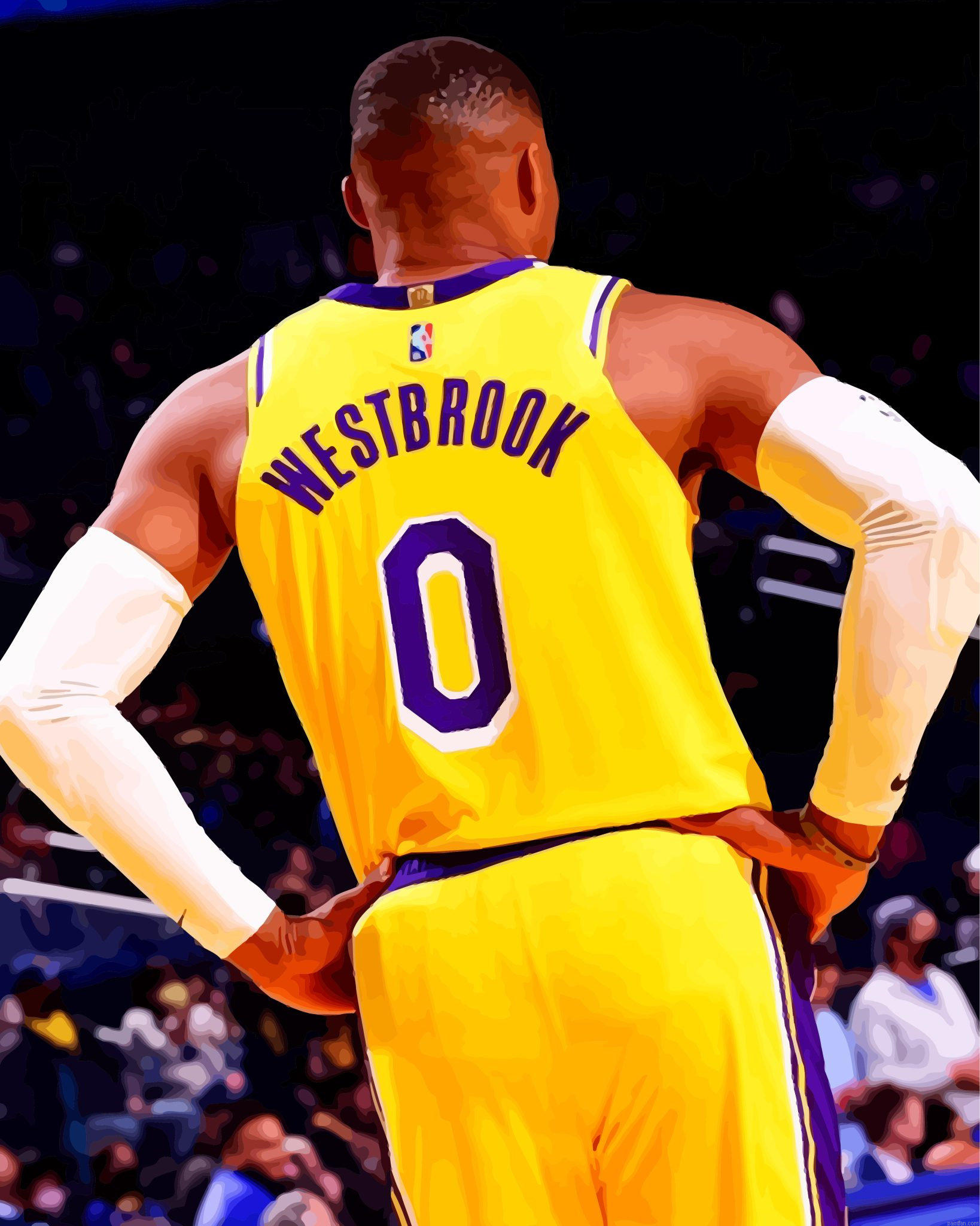 Russell Westbrook Lakers Paint By Numbers.png