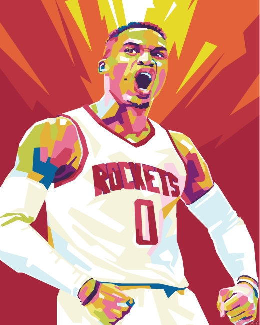 Russell Westbrook Pop Art Paint By Number.png