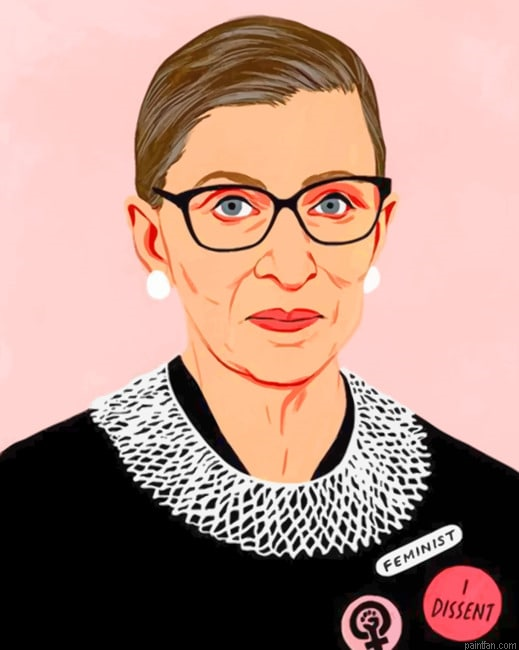 Ruth Bader Ginsburg Women Paint By Number.png