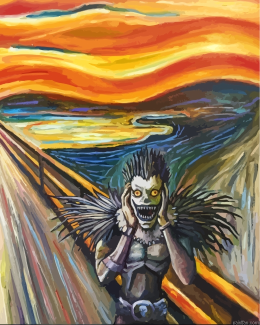 Ryuk The Scream Paint By Number.png