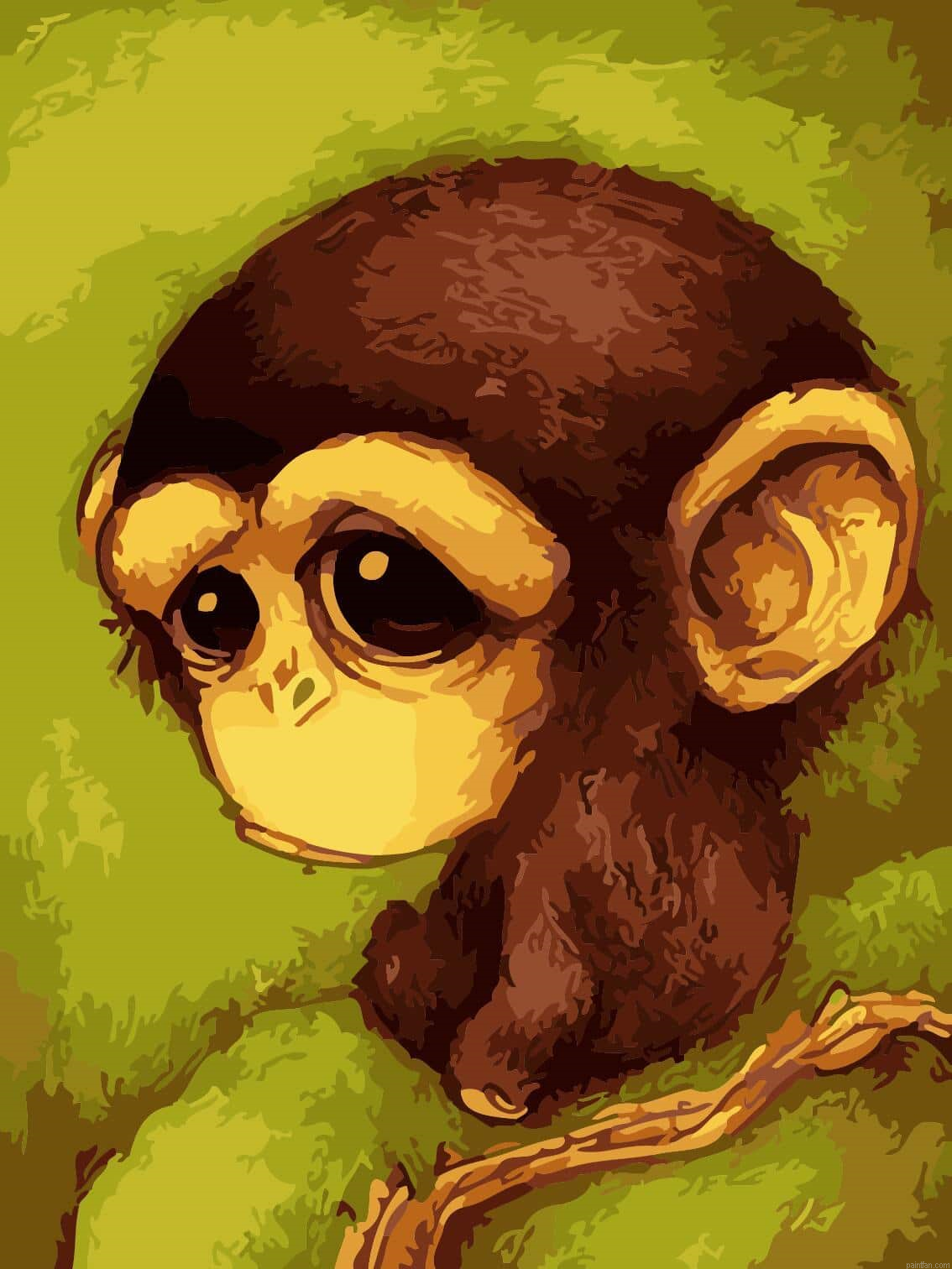 Sad Monkey Paint By Numbers.png