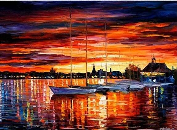 Sailboat Night Paint By Numbers.png