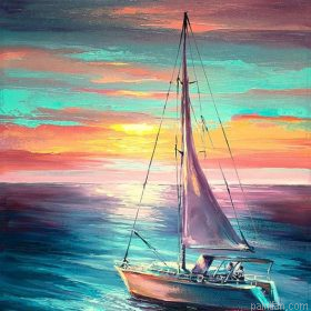 Sailing Boat Yacht Paint By Numbers.png