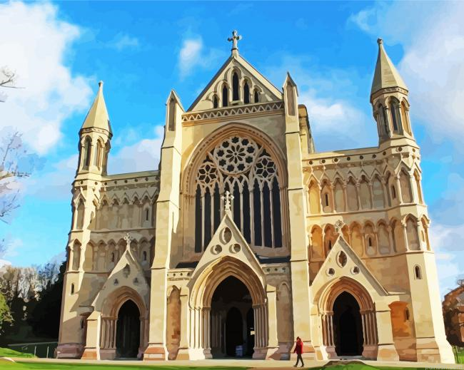 Saint Albans Cathedral Paint By Numbers.png