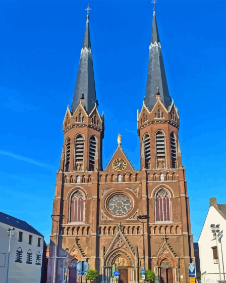 Saint Joseph Church Paint By Numbers.png
