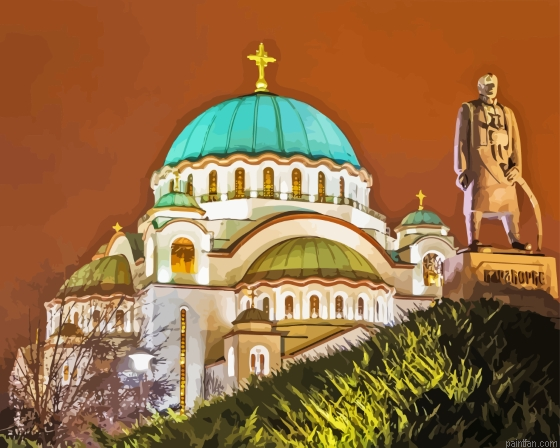 Saint Sava Temple Paint By Numbers.png