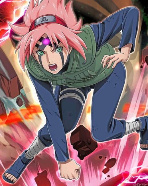 Sakura Haruno Naruto New Paint By Numbers.png