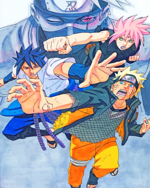 Sakura Manga Naruto New Paint By Numbers.png
