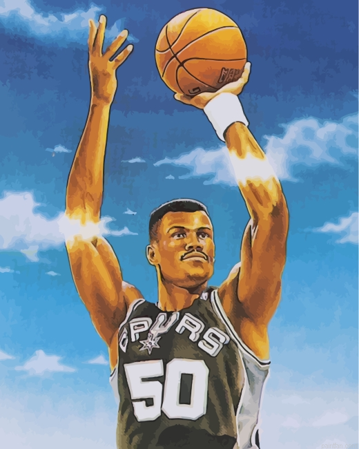 San Antonio Spurs David Robinson Paint By Number.png
