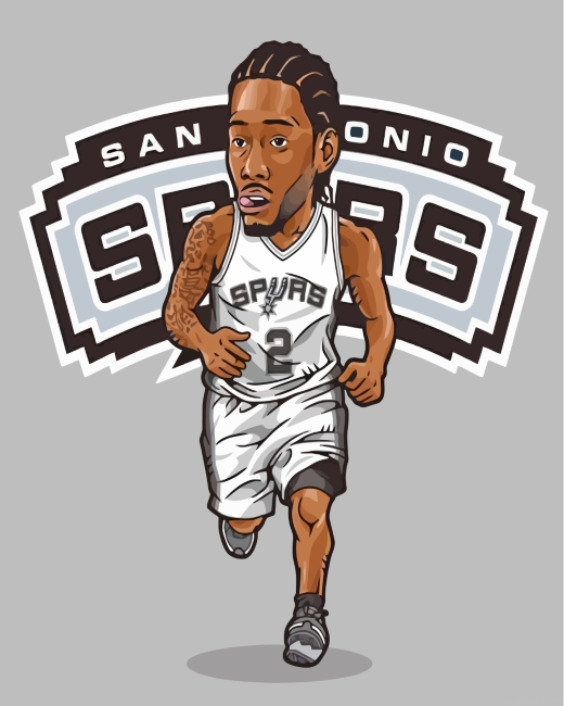 San Antonio Spurs Illustration Paint By Number.png