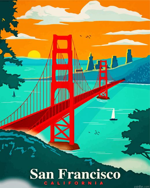 San Francisco California Paint By Number.png