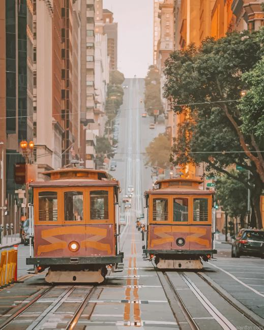San Francisco Trams Paint By Number.png