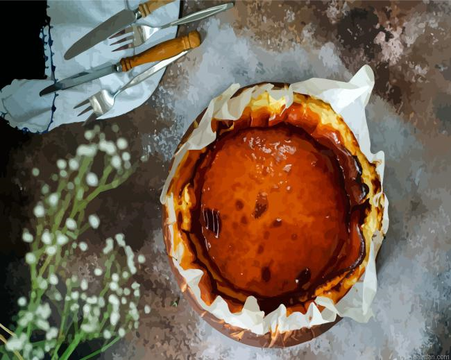 San Sebastian Cheesecake Paint By Numbers.png