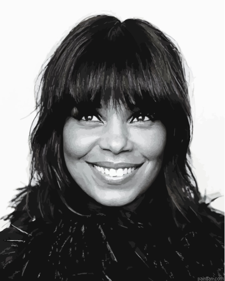 Sanaa Lathan In Black And White Paint By Numbers.png