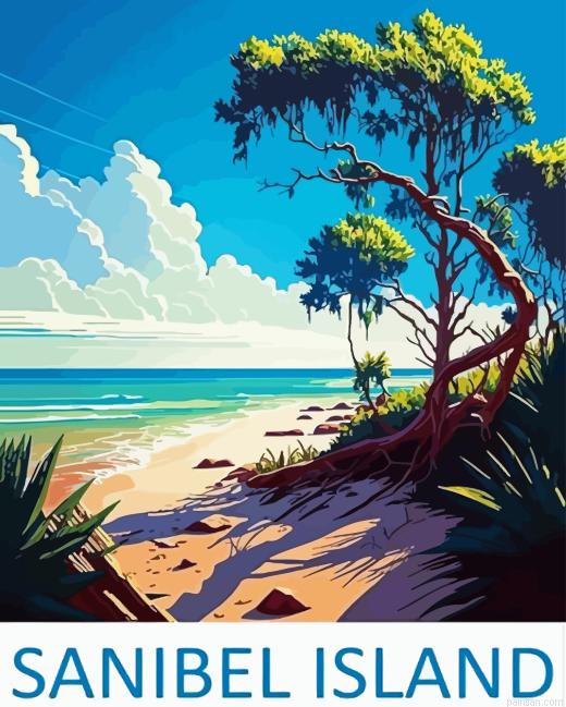 Sanibel Island Poster Paint By Numbers.png