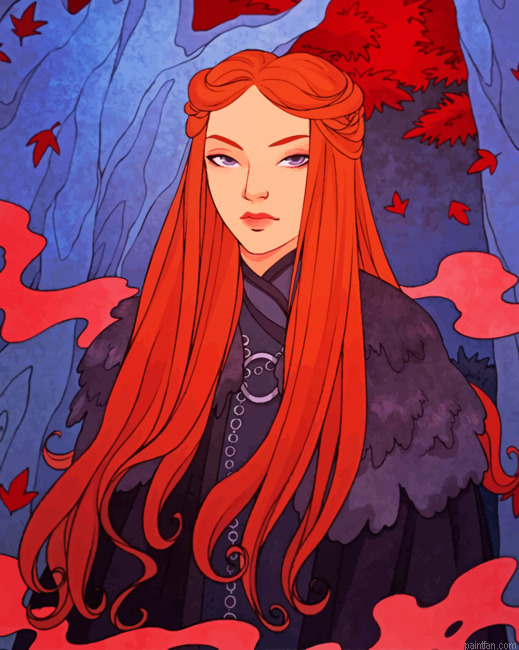 Sansa Stark Anime Paint By Numbers.png