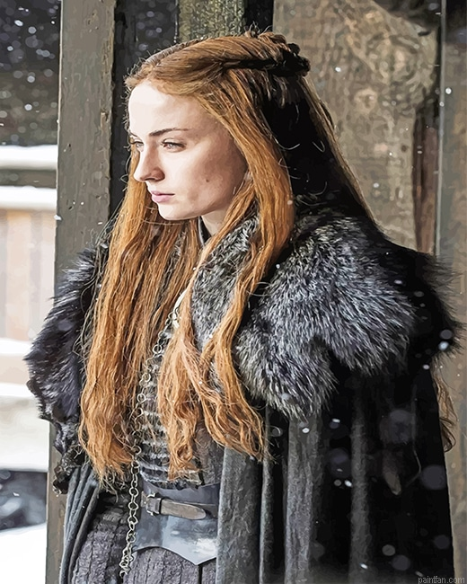 Sansa Stark Game Of Thrones New Paint By Numbers.png