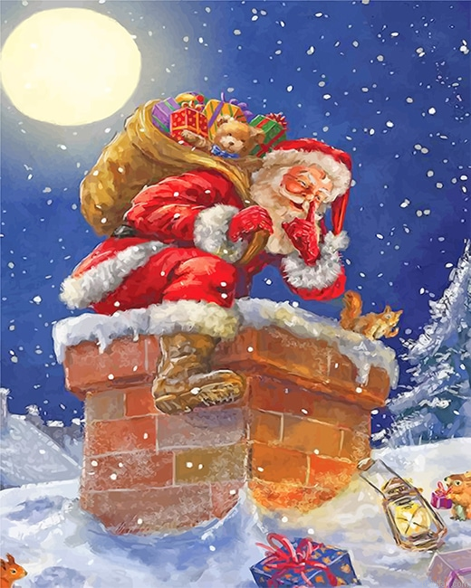 Santa Christmas Gifts New Paint By Numbers.png