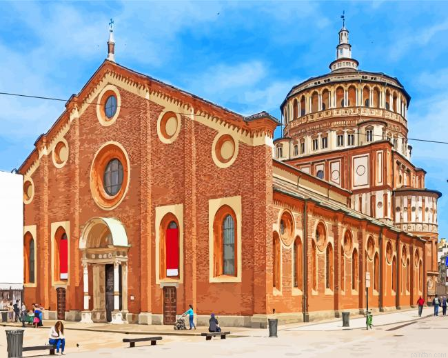 Santa Maria Delle Grazie Milan Paint By Number.png