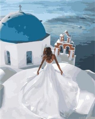Santorini Bride Paint By Numbers.png