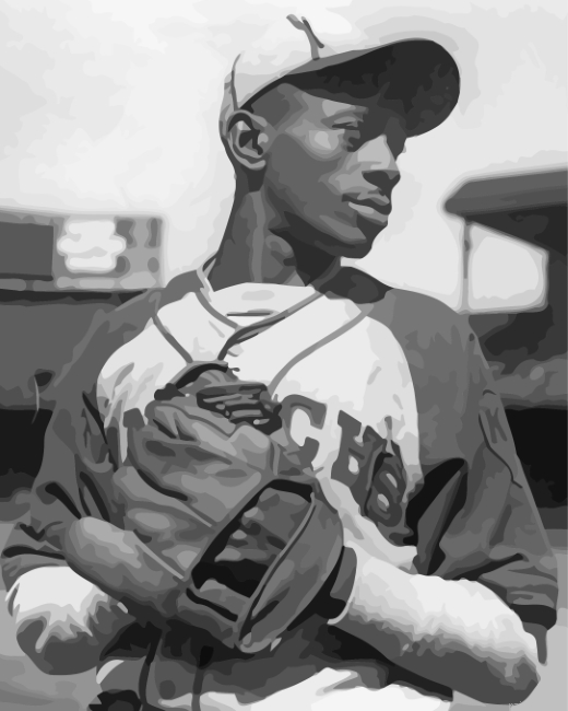 Satchel Paige Black And White Paint By Number.png