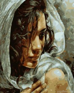 Scarfed Woman Paint By Numbers.png