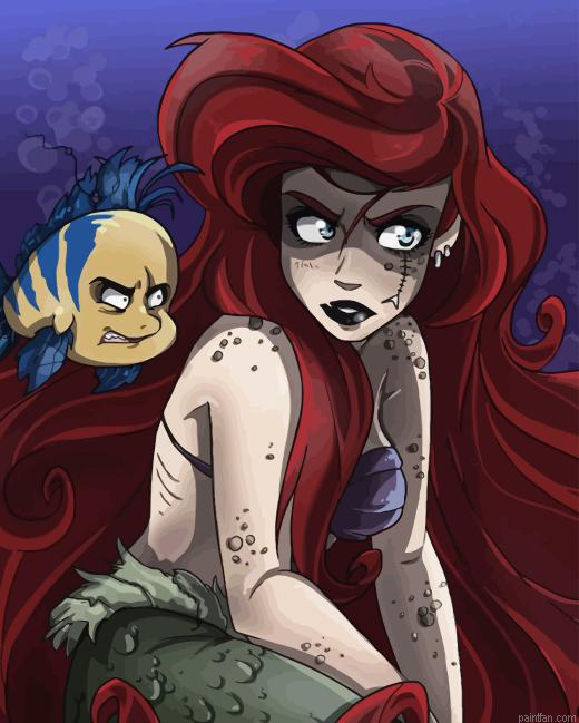 Scary Disney Princess Paint By Numbers.png