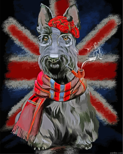 Schnauzer Sherlock Holmes Paint By Number.png