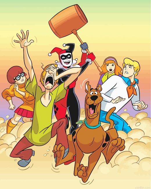 Scooby Doo Team Paint By Number.png