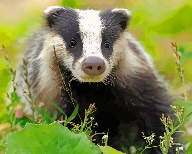Scotland Badger Paint By Number.png