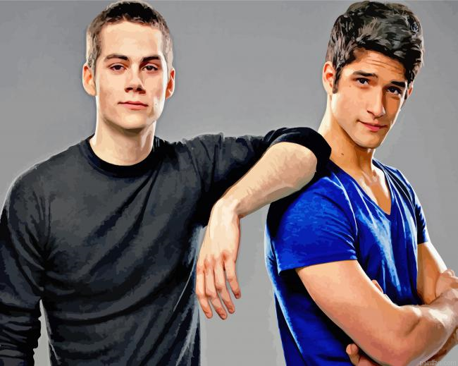 Scott And Stiles Teen Wolf Paint By Number.png