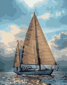 Seascape Sailboat Paint By Numbers.png