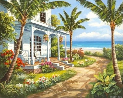 Seascape Seaside Paint By Numbers.png