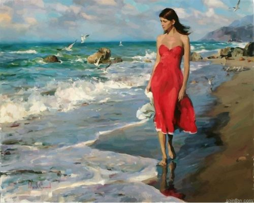 Seaside Girl Paint By Numbers.png