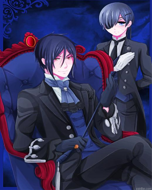 Sebastian And Ciel Paint By Number.png