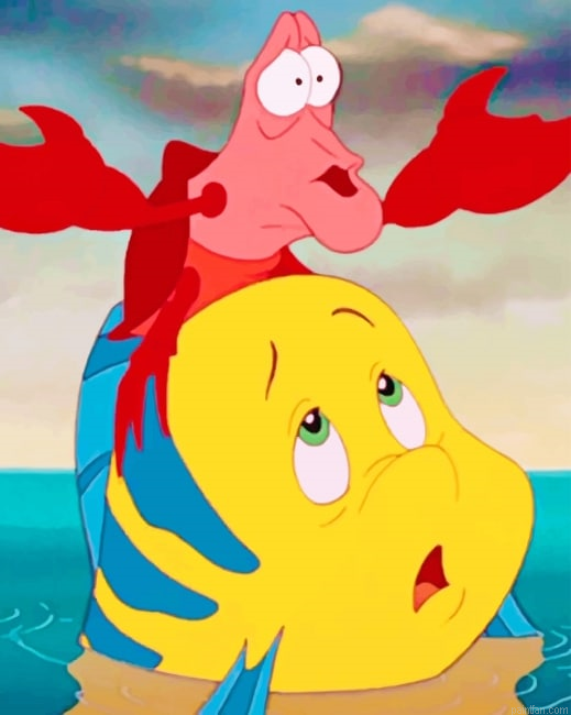 Sebastian And Flounder New Paint By Numbers.png