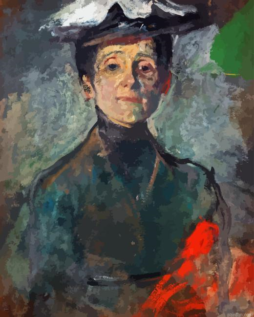 Self Portrait With Flowers Paint By Numbers.png