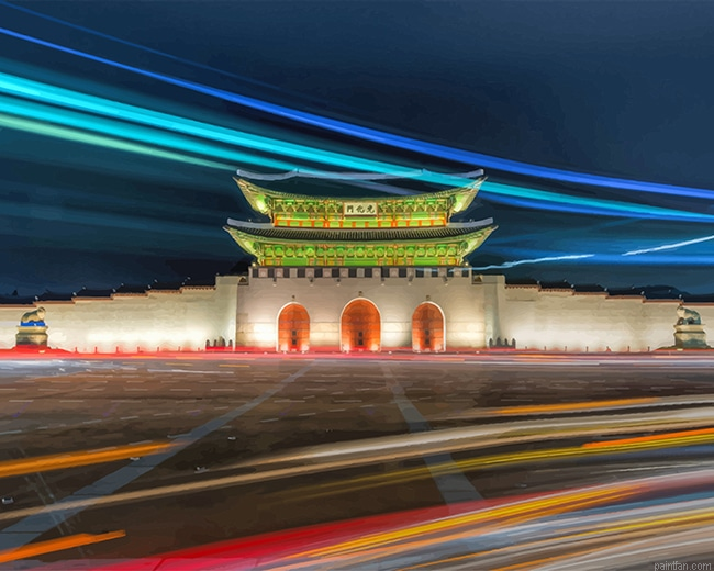 Seoul Gwanghwamun Gate South Korea New Paint By Numbers.png