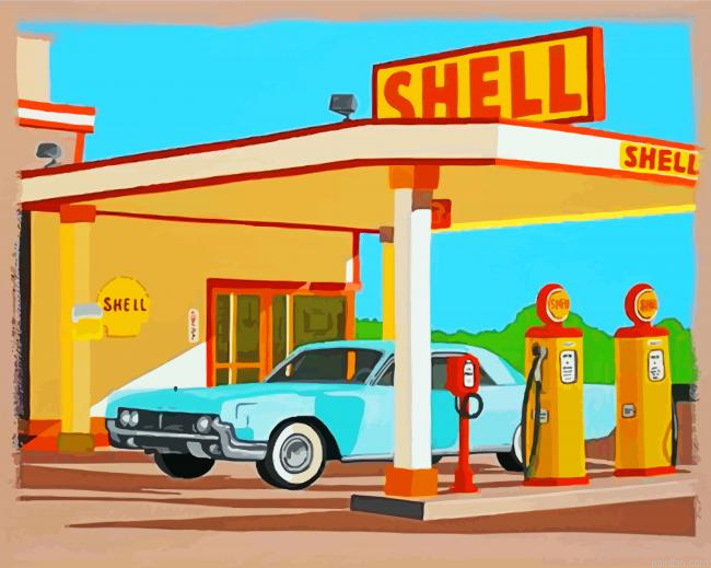Shell Gas Station Paint By Number.png