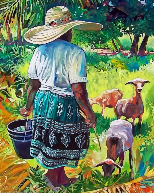 Shepherd Woman Paint By Number.png