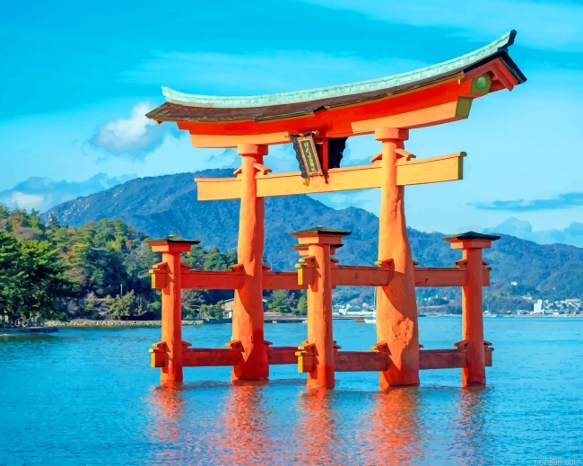 Shinto Shrine Japan New Paint By Numbers.png
