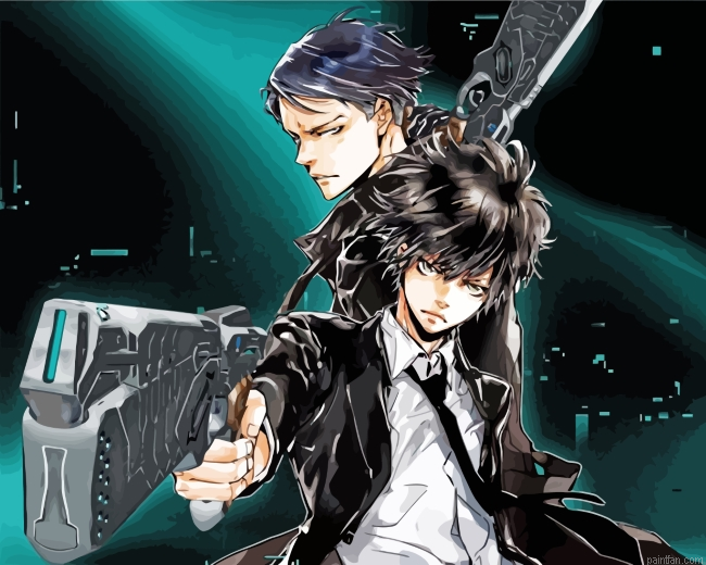Shinya Kogami And Nobuchika Ginoza Paint By Number.png