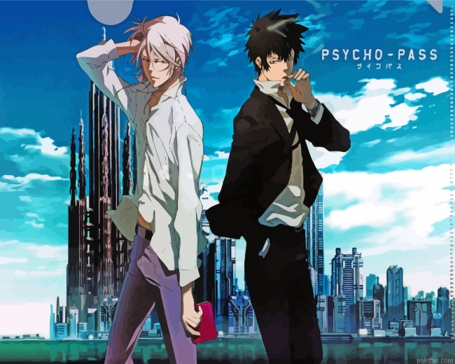 Shinya Kogami And Shougo Makishima Paint By Number.png